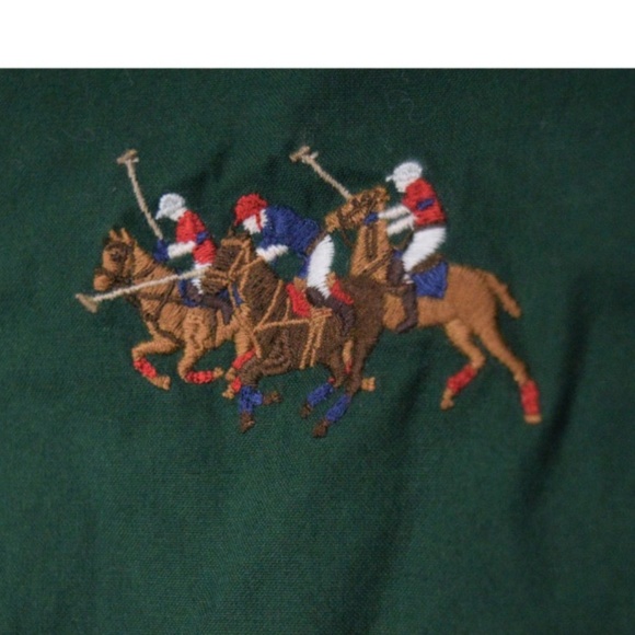 Ralph Lauren Men's Green Triple Pony Button Down - Picture 5 of 8